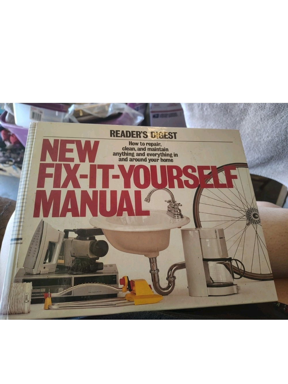 Reader's Digest New Fix-It-Yourself Manual - Red & Cream Cover